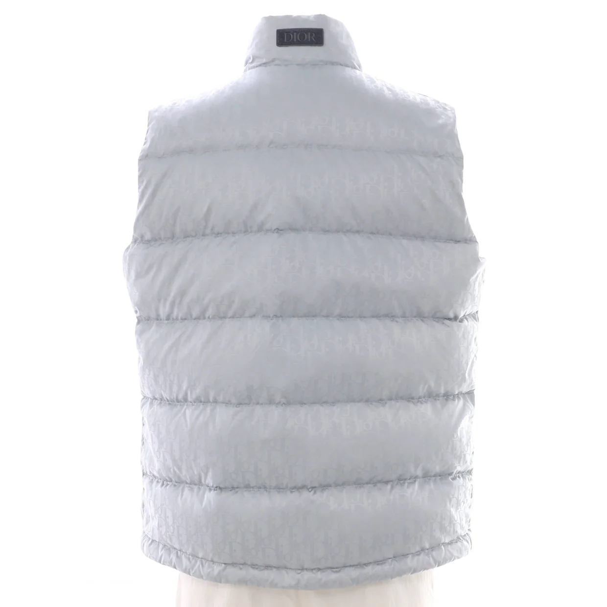 Men's Puffer Vest Quilted Oblique Polyamide with Down - Deep Luxury