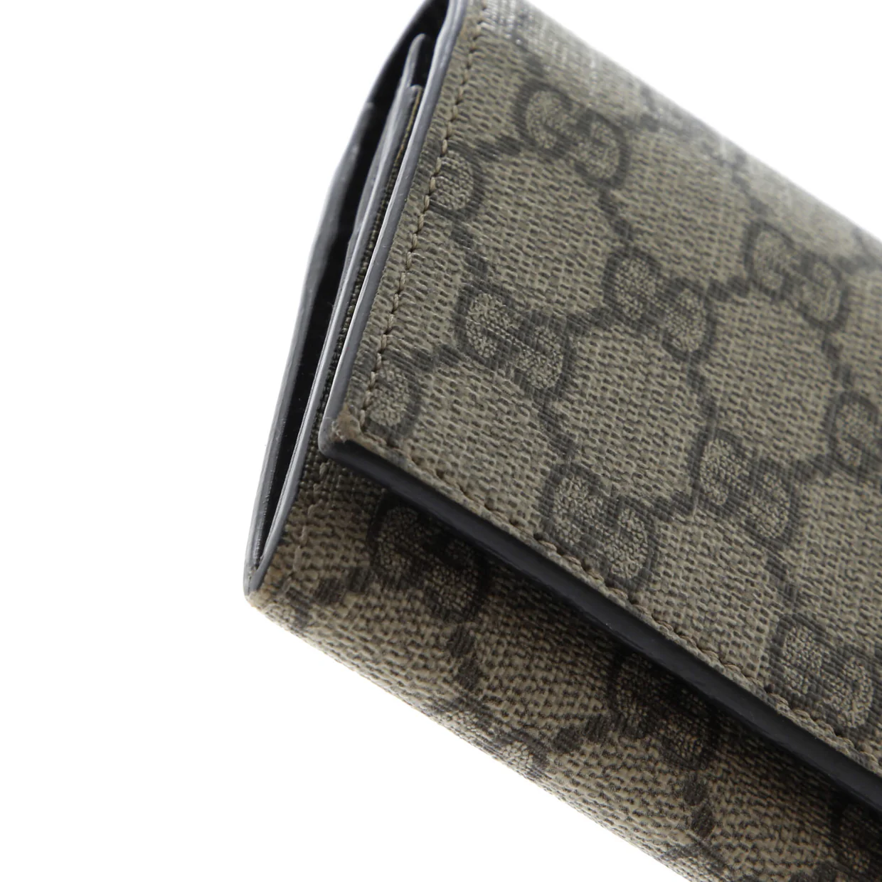 Web Continental Wallet GG Coated Canvas Long - Deep Luxury