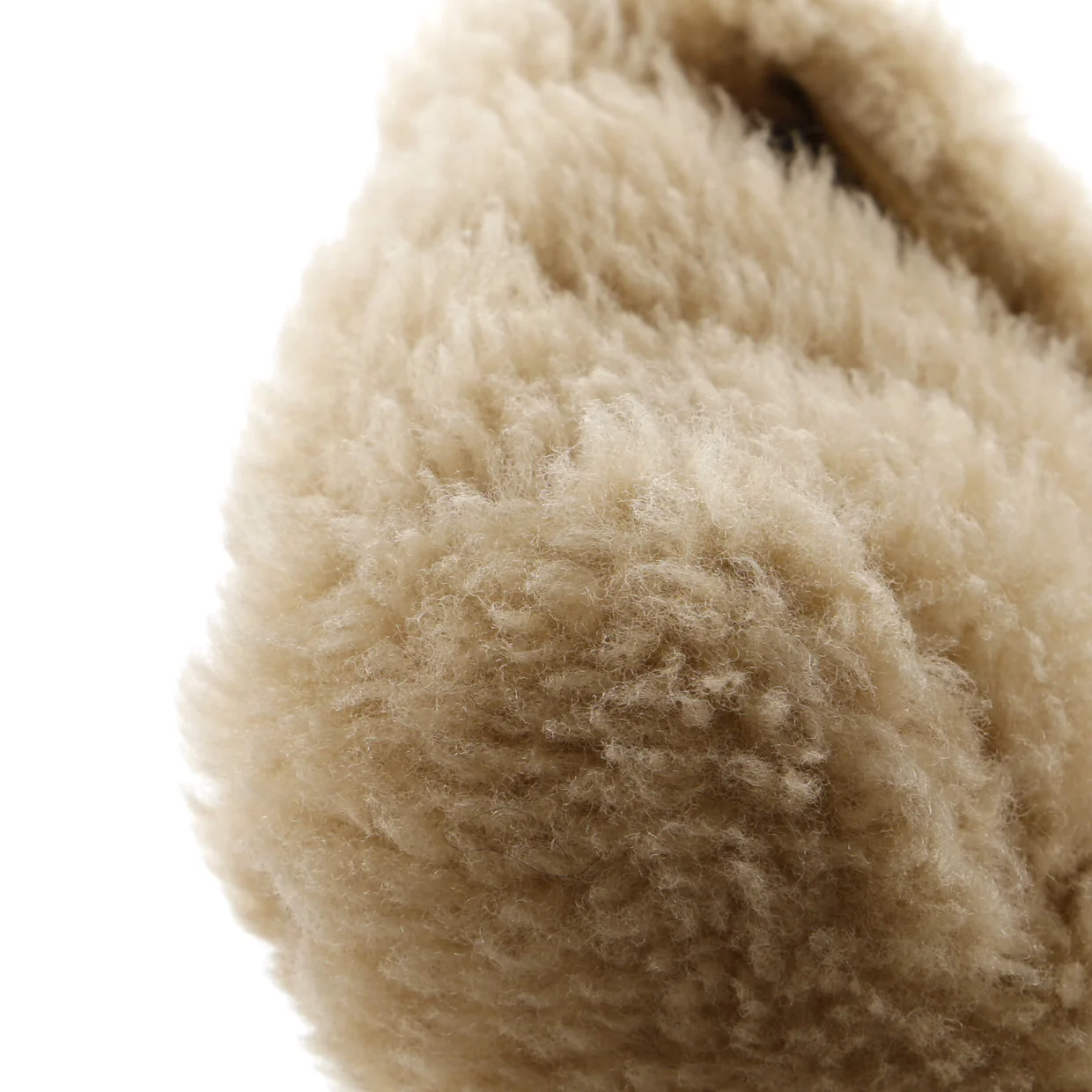 LouLou Puffer Clutch Matelasse Chevron Shearling Small - Deep Luxury