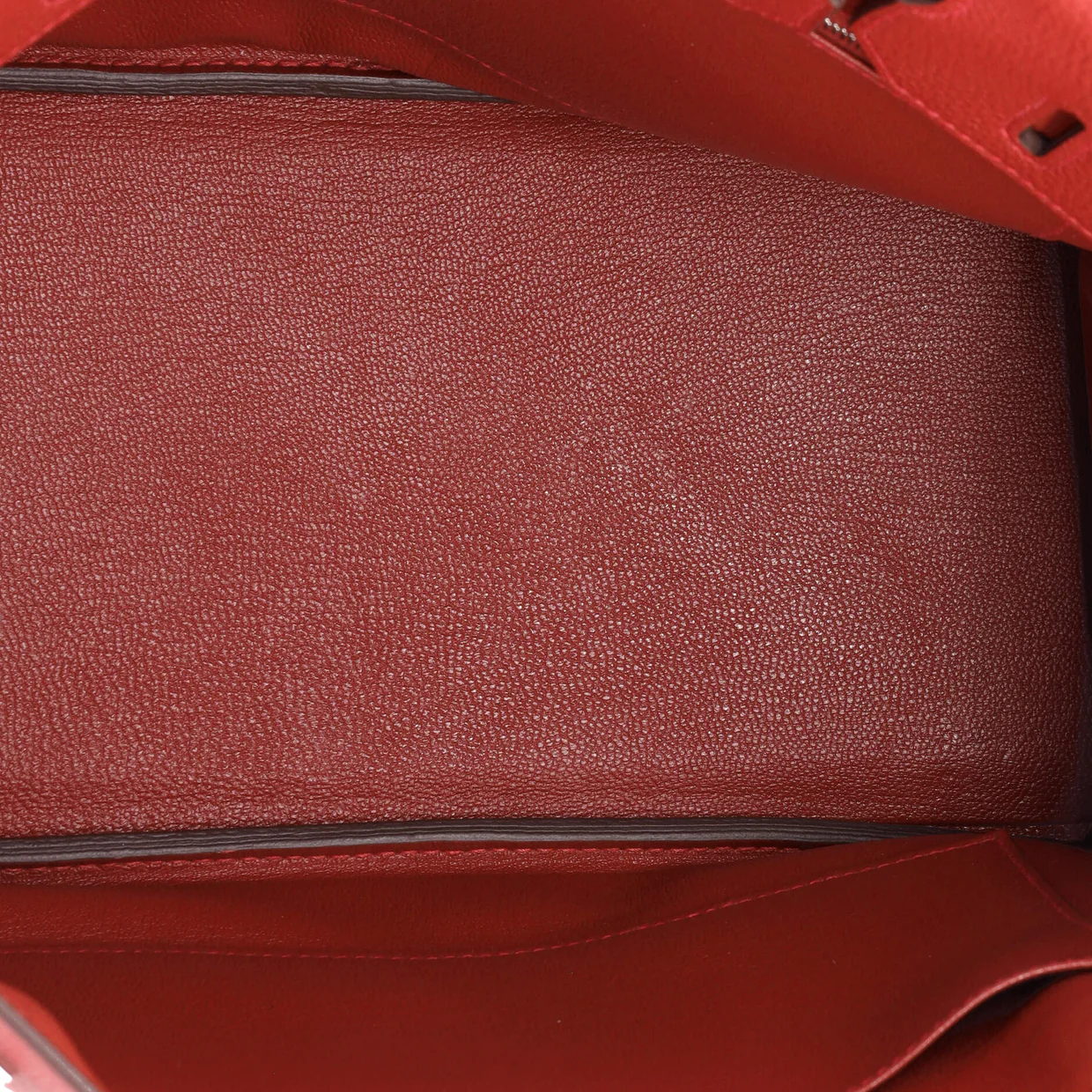 Birkin Handbag Rouge Vif Togo with Palladium Hardware 30 - Deep Luxury