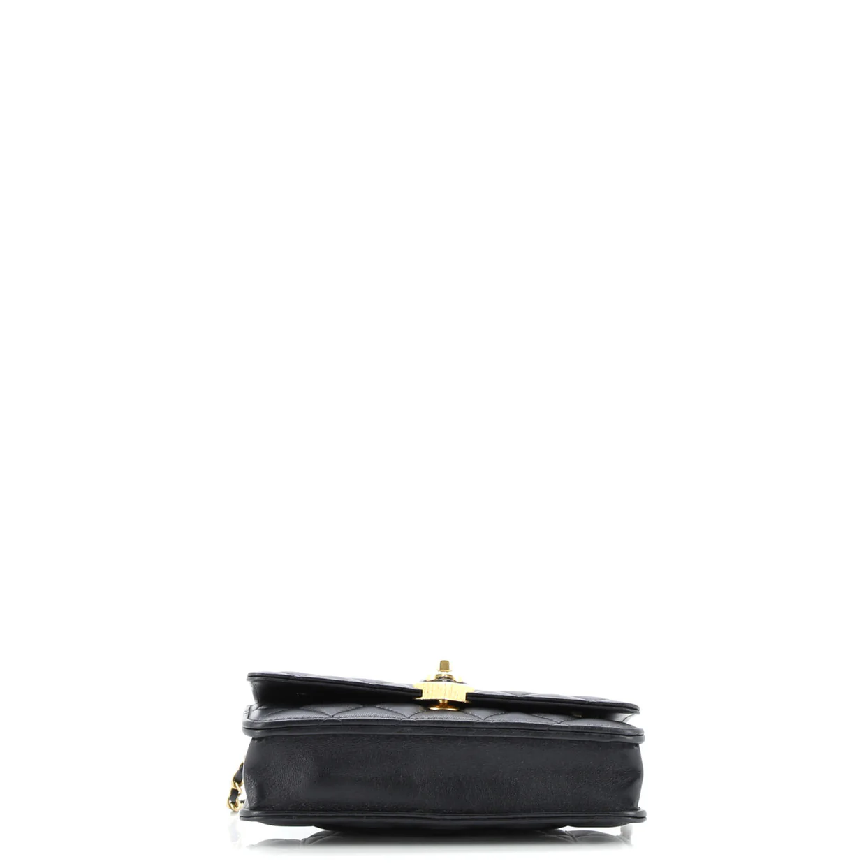 Coco Love CC Heart Wallet on Chain Quilted Lambskin - Deep Luxury