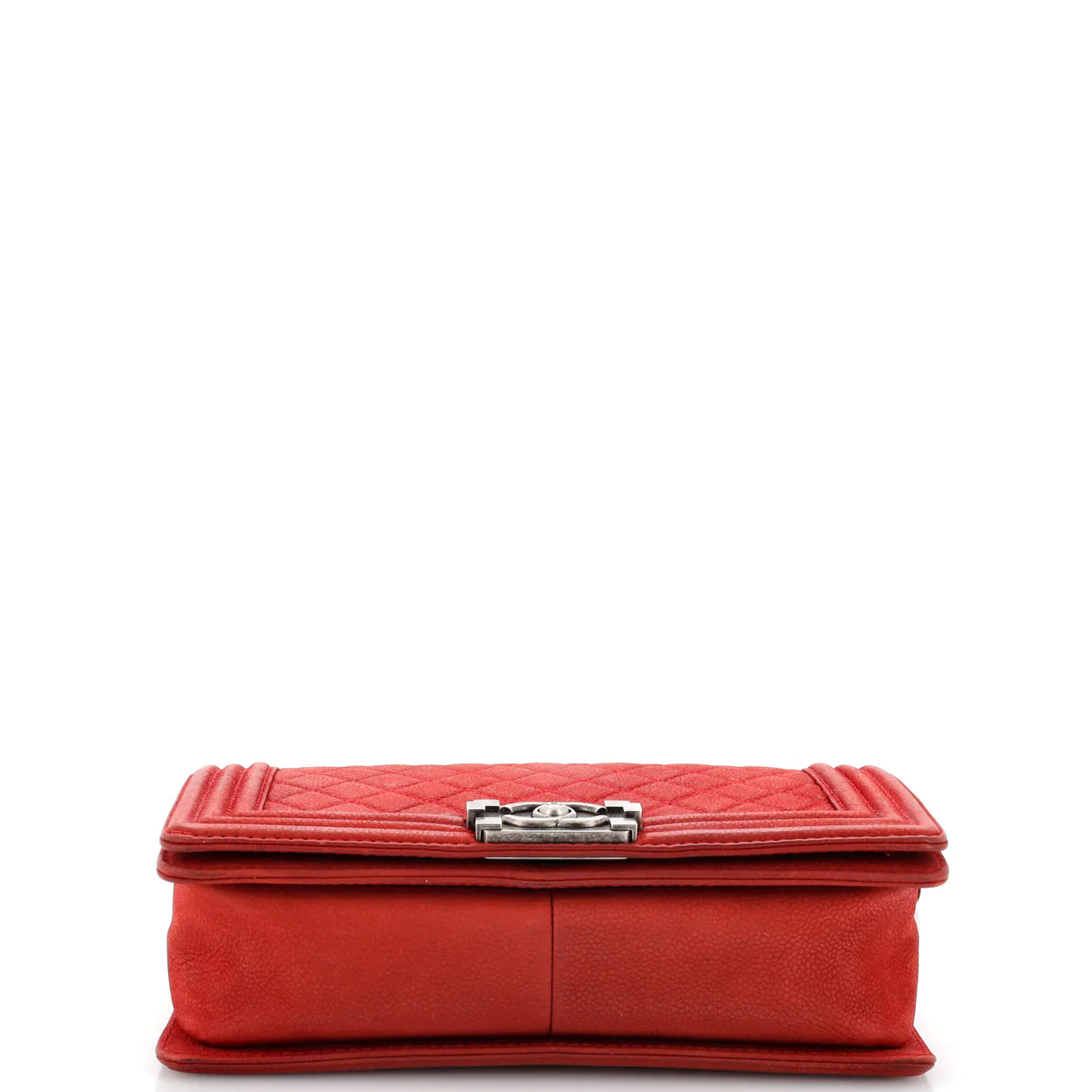 Boy Flap Bag Quilted Matte Caviar Old Medium - Deep Luxury