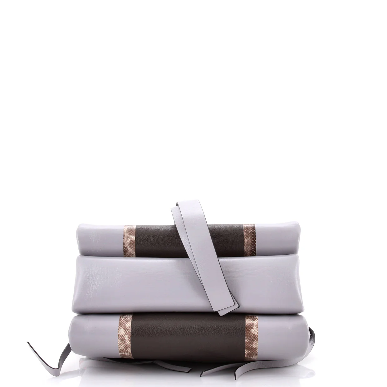 VRing Shoulder Bag Printed Leather Small - Deep Luxury