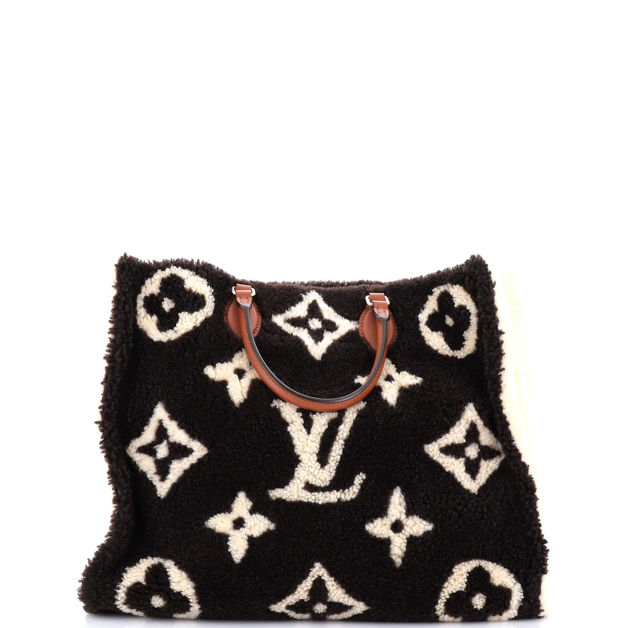 OnTheGo Tote Monogram Giant Teddy Fleece GM - Deep Luxury