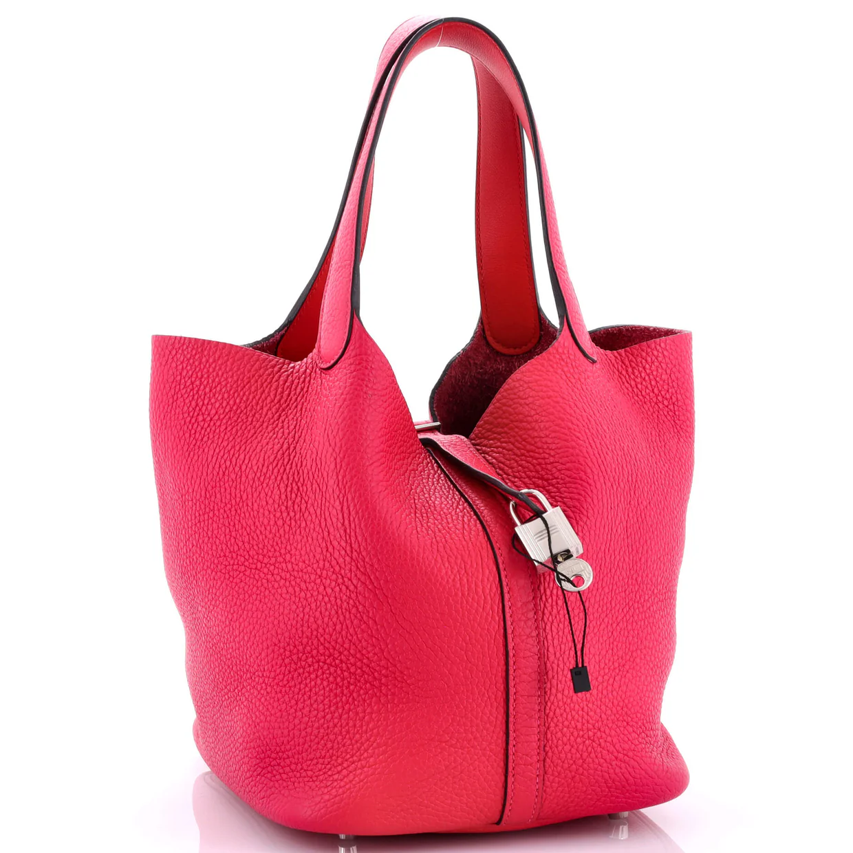 Eclat Picotin Lock Bag Clemence with Swift MM - Deep Luxury