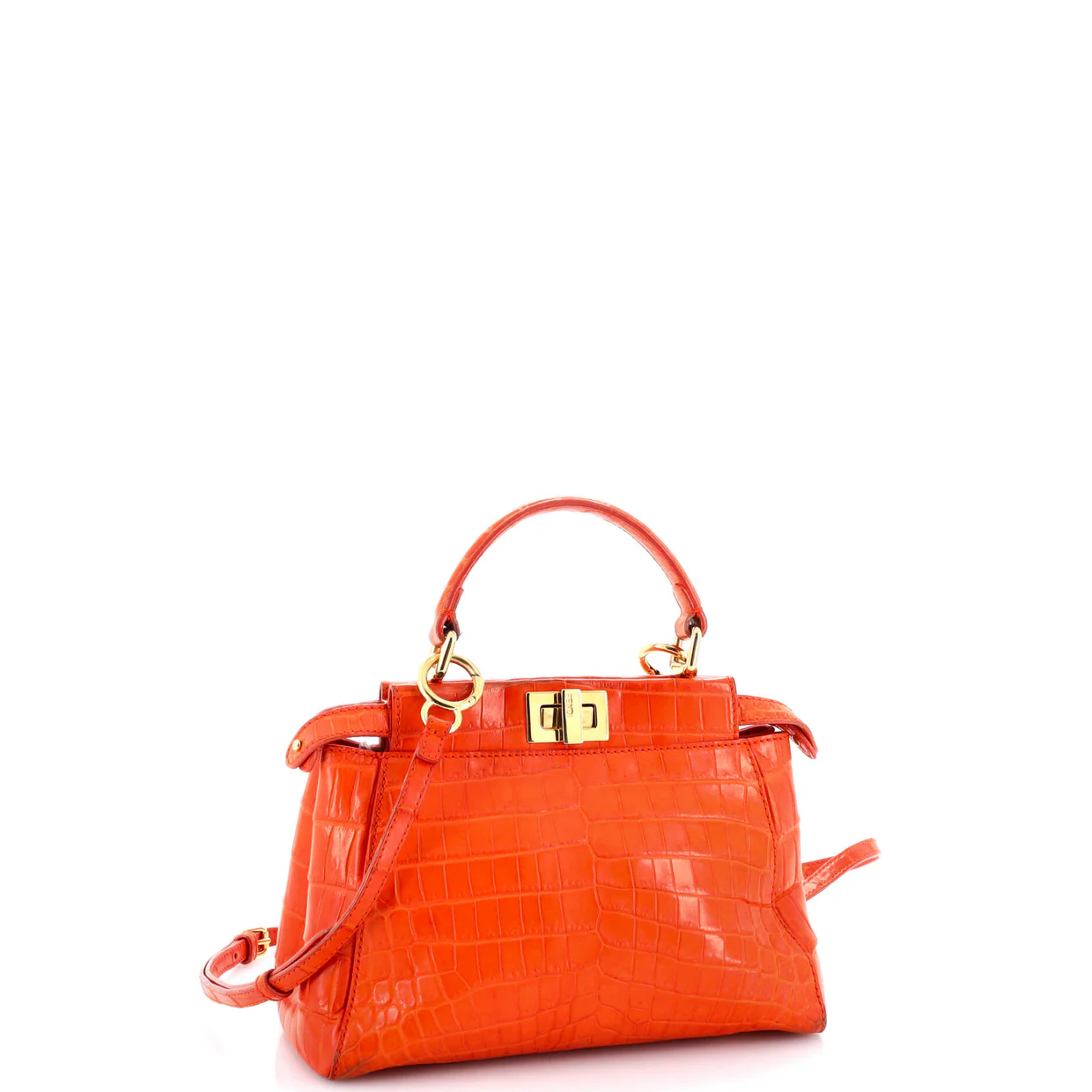 Peekaboo Bag Crocodile Mini - Deep Luxury