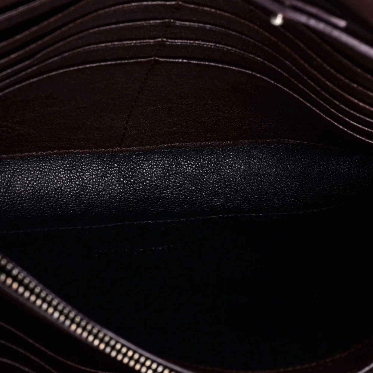 Classic Monogram Chain Wallet Mixed Matelasse Leather Medium - Deep Luxury