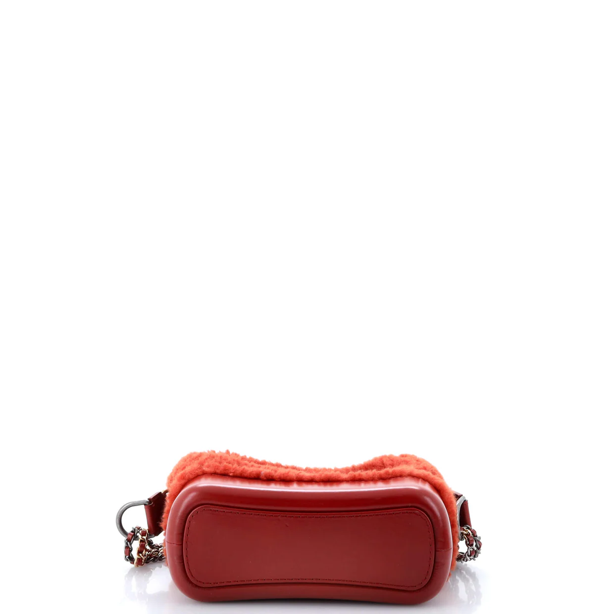 Gabrielle Hobo Shearling and Leather Small - Deep Luxury