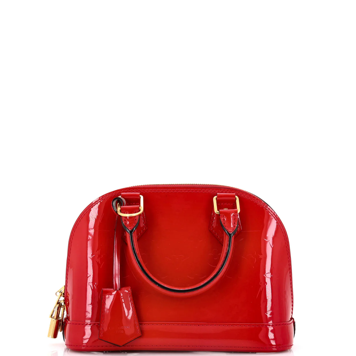 Alma Handbag Monogram Vernis BB - Deep Luxury