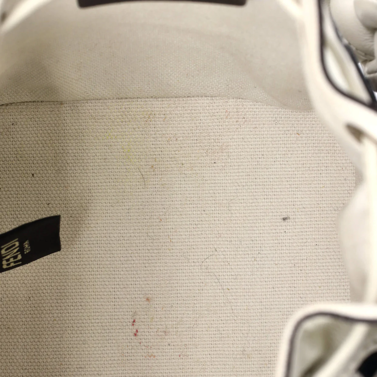 Woven Handle Mon Tresor Bucket Bag Zucca Embroidered Canvas Mini - Deep Luxury