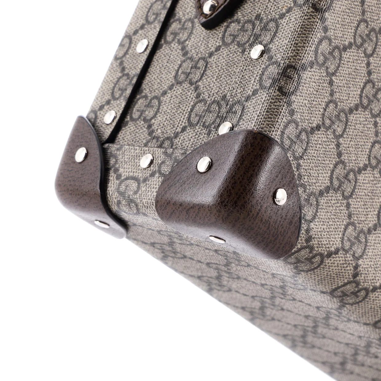 Bamboo Globe-Trotter Vanity Case GG Coated Canvas - Deep Luxury