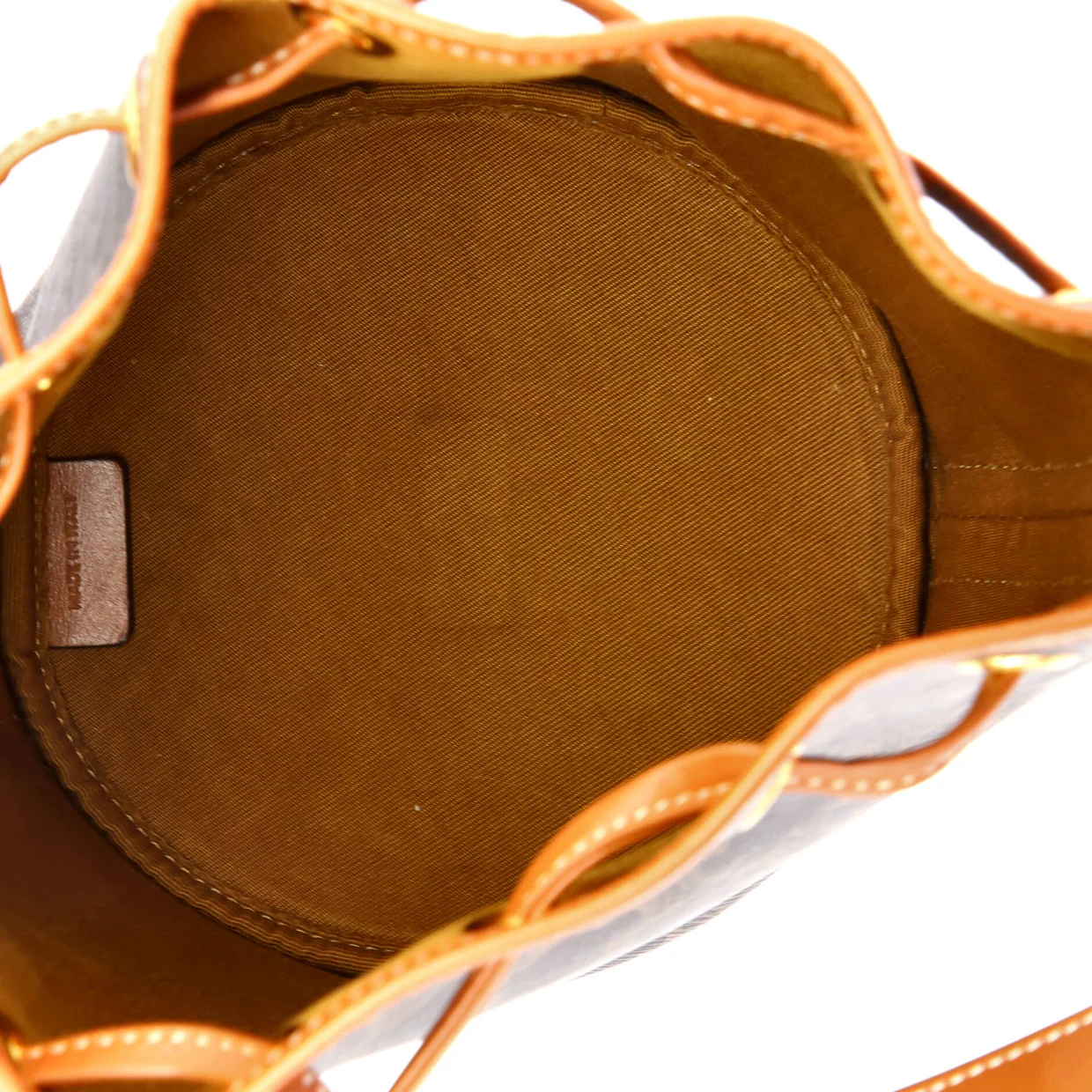 Drawstring Bucket Bag Triomphe Coated Canvas Small - Deep Luxury