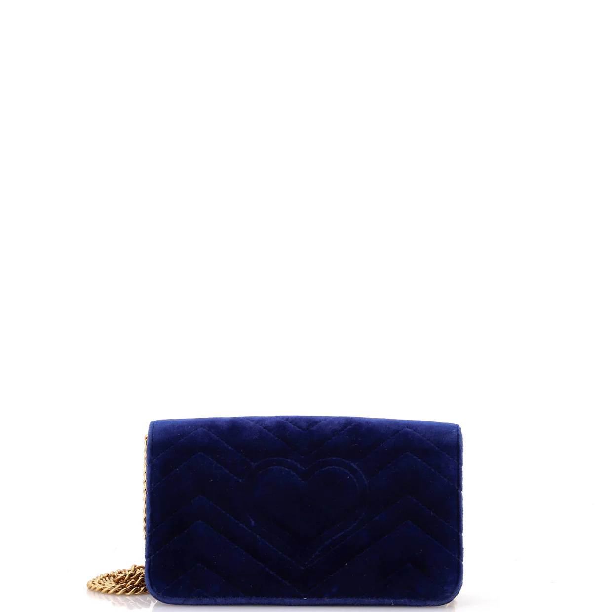 Charm O Case Pouch Chevron Lambskin Medium - Deep Luxury