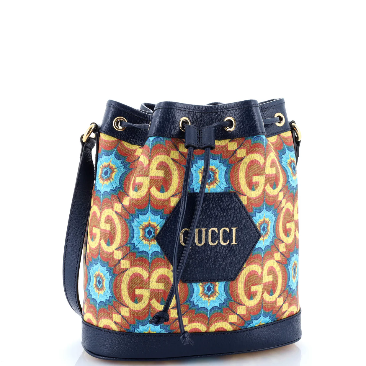 100 Ophidia Bucket Bag Limited Edition Coated Canvas - Deep Luxury