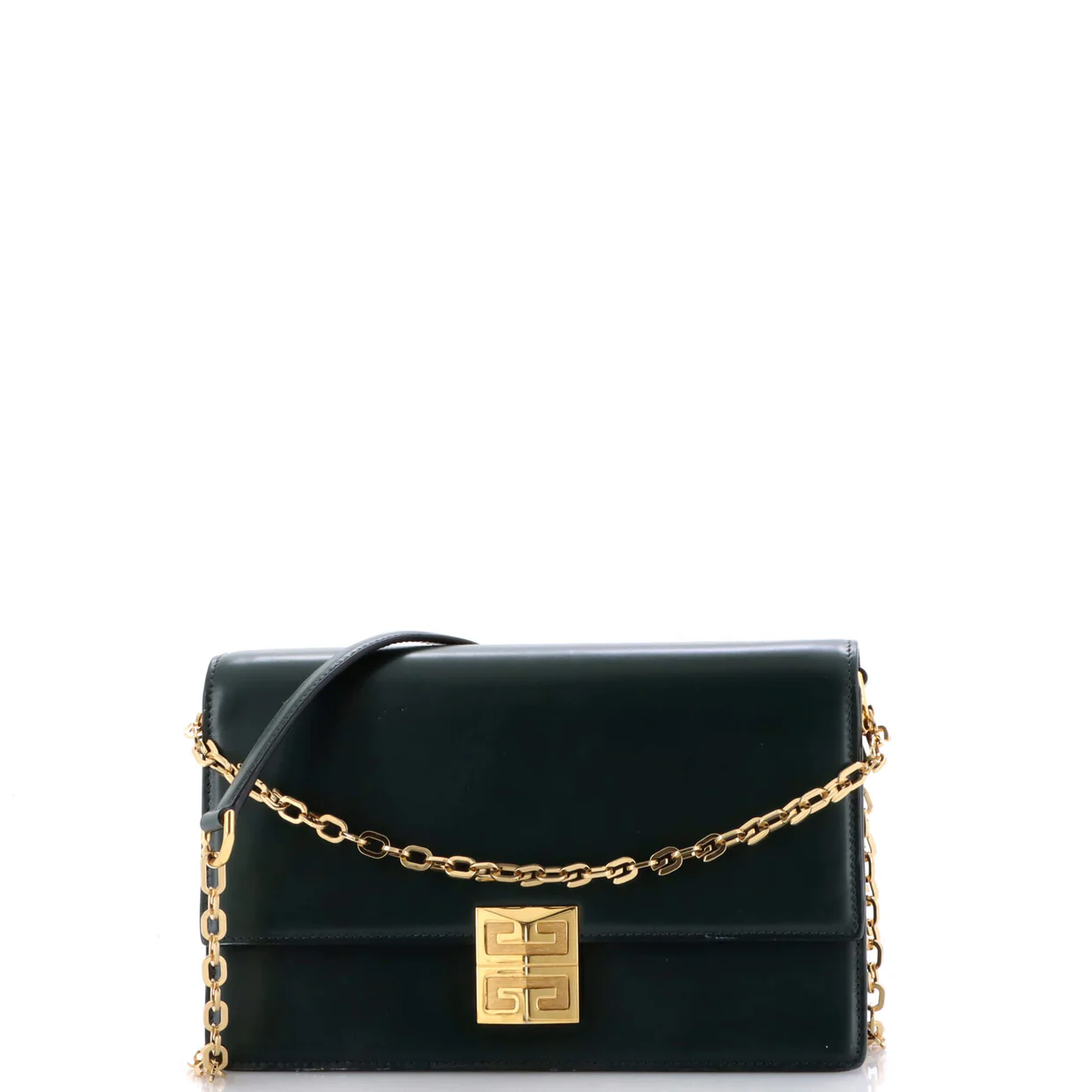 4G Chain Crossbody Bag Leather Small - Deep Luxury
