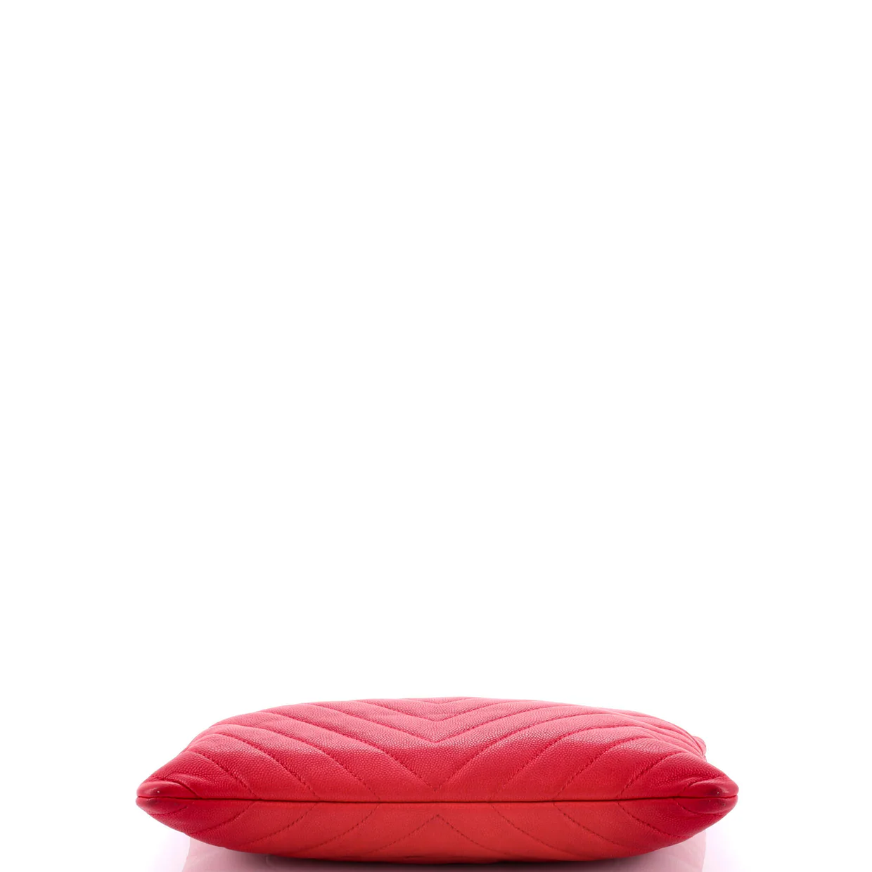 Paris-Athens O Case Clutch Chevron Caviar Medium - Deep Luxury