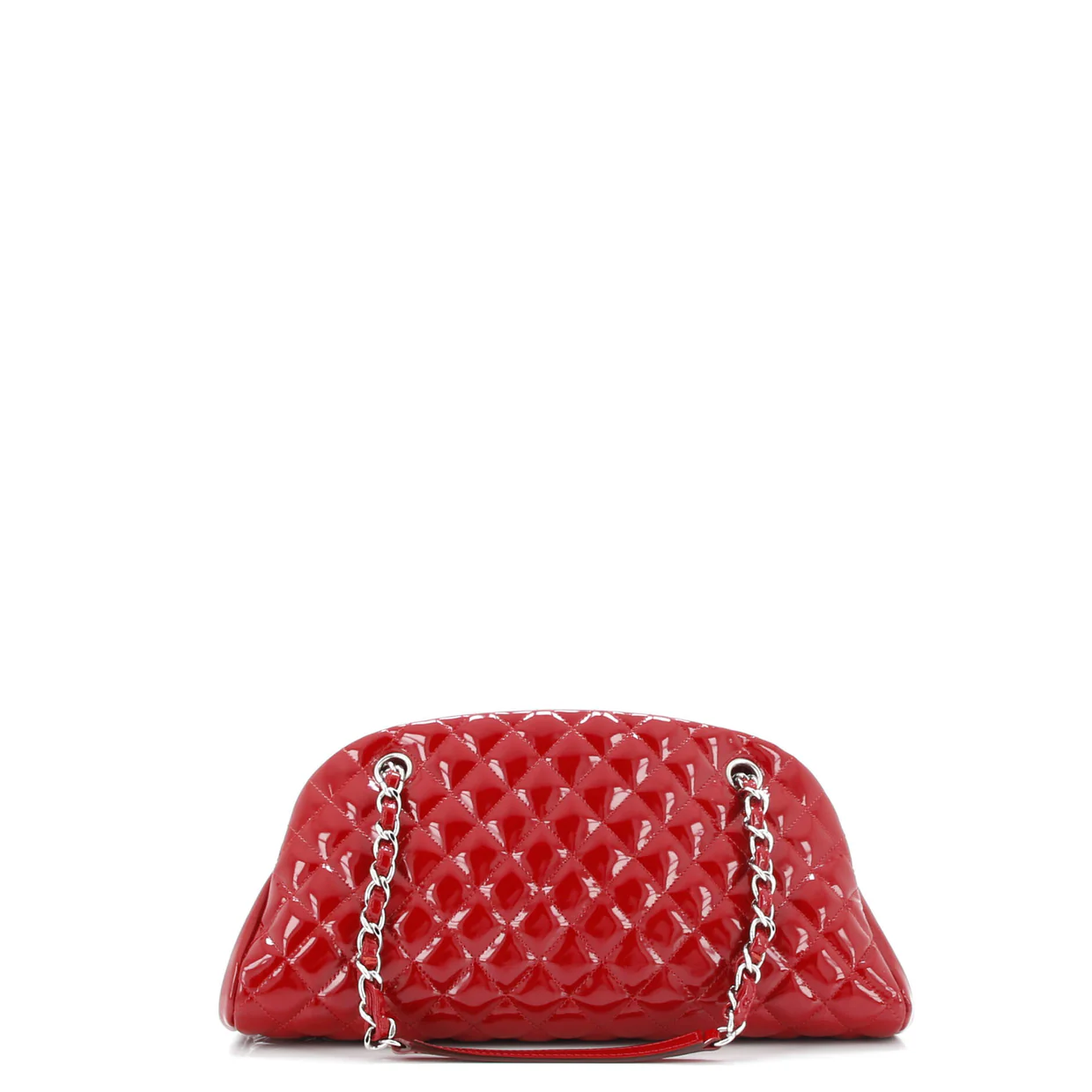 Just Mademoiselle Bag Quilted Patent Medium - Deep Luxury