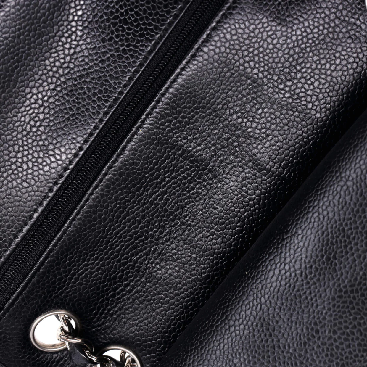 Classic Double Flap Bag Quilted Caviar Medium - Deep Luxury