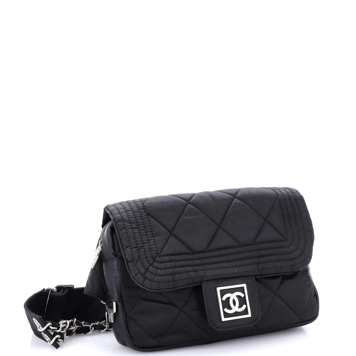 Sport Line Waist Bag Quilted Nylon - Deep Luxury