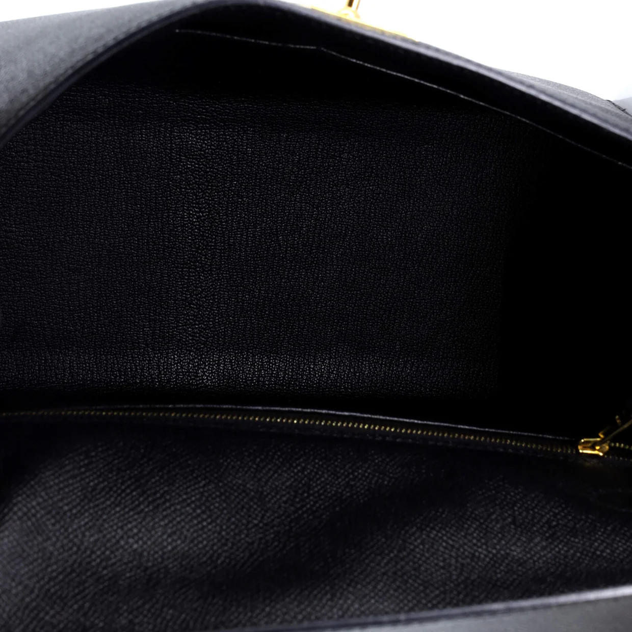 Kelly Handbag Noir Epsom with Gold Hardware 28 - Deep Luxury