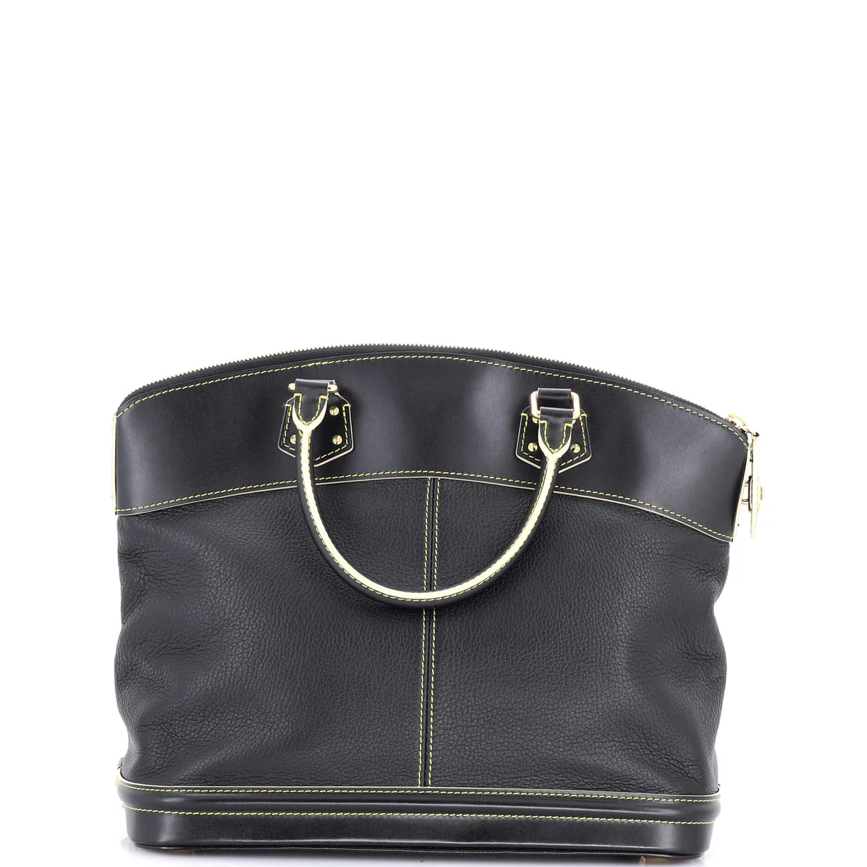 Suhali Lockit Handbag Leather MM - Deep Luxury