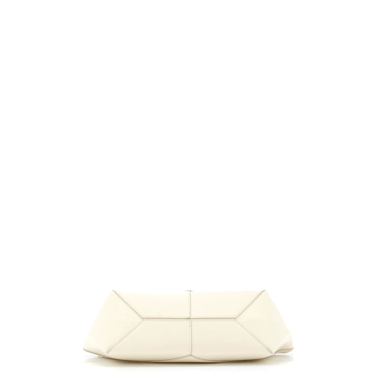 Cropped Puzzle Fold Tote Leather Mini - Deep Luxury