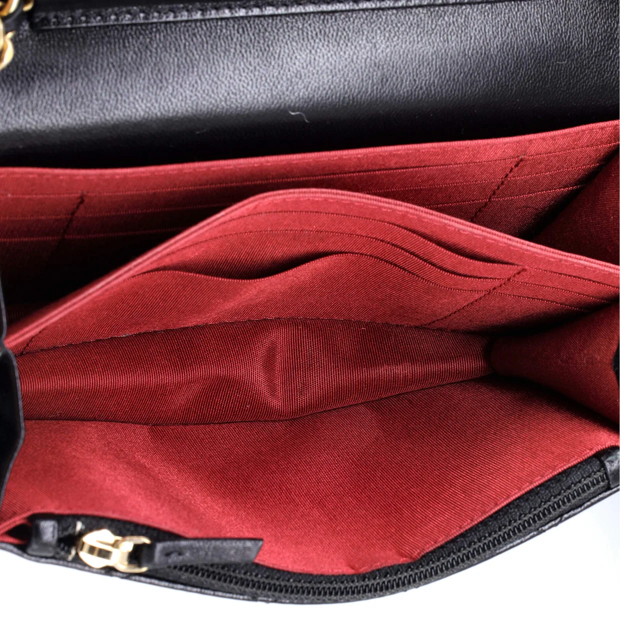 Romance Wallet on Chain Quilted Lambskin Mini - Deep Luxury