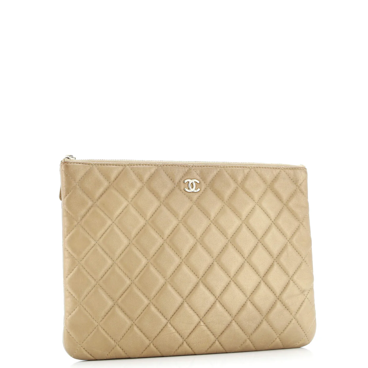 O Case Clutch Quilted Lambskin Medium - Deep Luxury