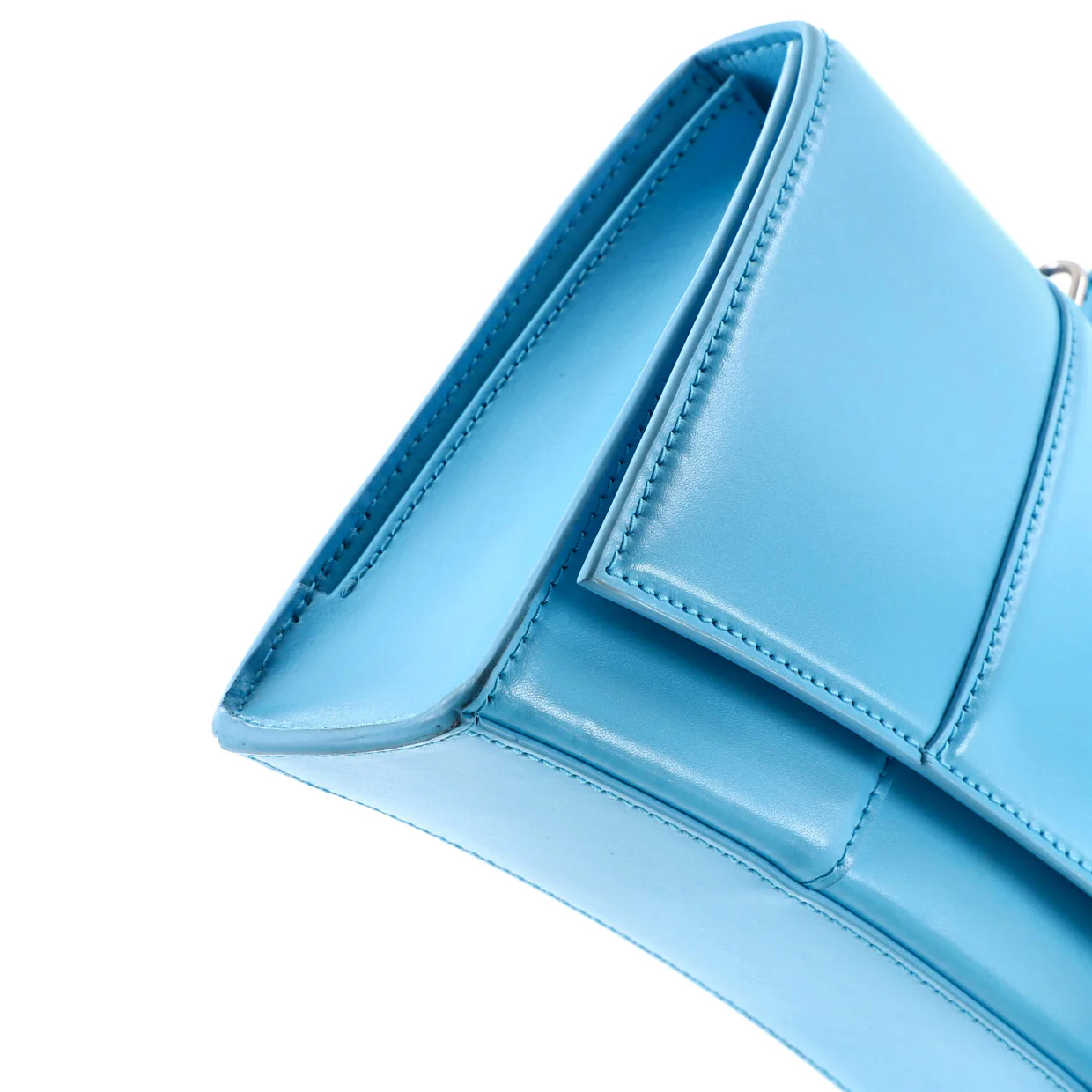 Hourglass Stretch Top Handle Bag Leather - Deep Luxury