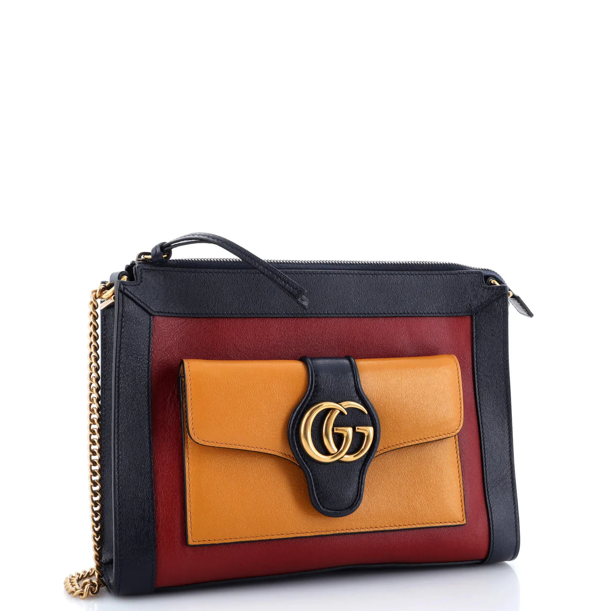 Dahlia Chain Shoulder Bag Leather Small - Deep Luxury