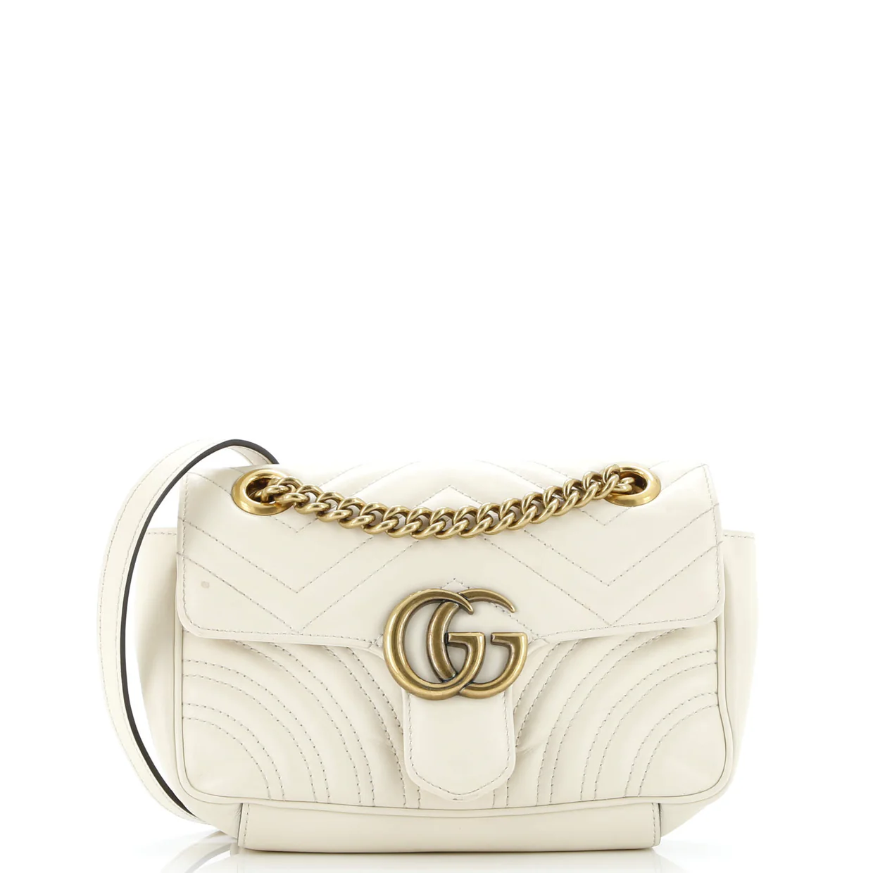 GG Marmont Flap Bag Matelasse Leather Mini - Deep Luxury