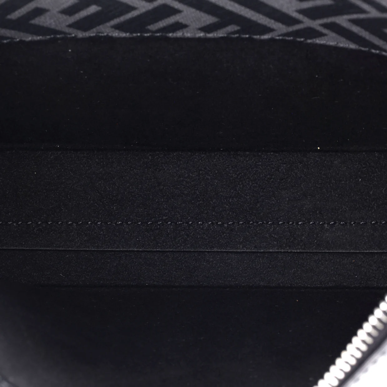 Logo Wristlet Clutch Zucca Coated Canvas Medium - Deep Luxury