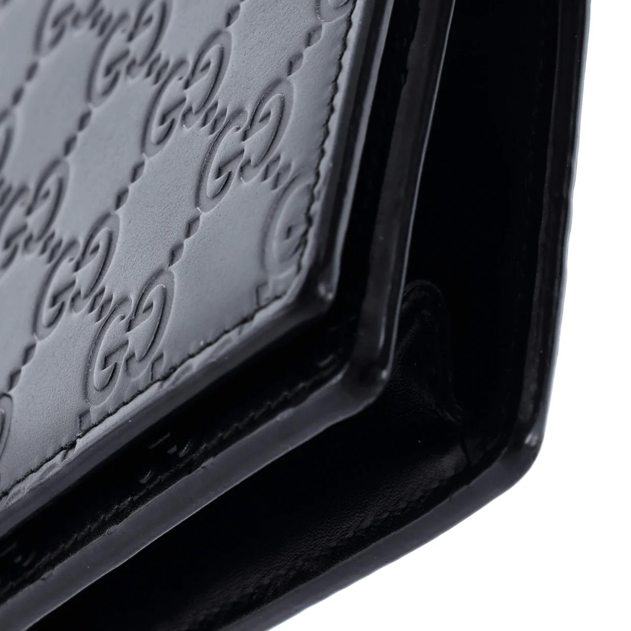 Signature Wallet on Chain Guccissima Leather - Deep Luxury