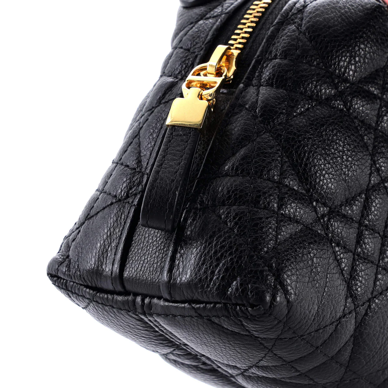 Caro D-Cosy Bag Quilted Calfskin Mini - Deep Luxury