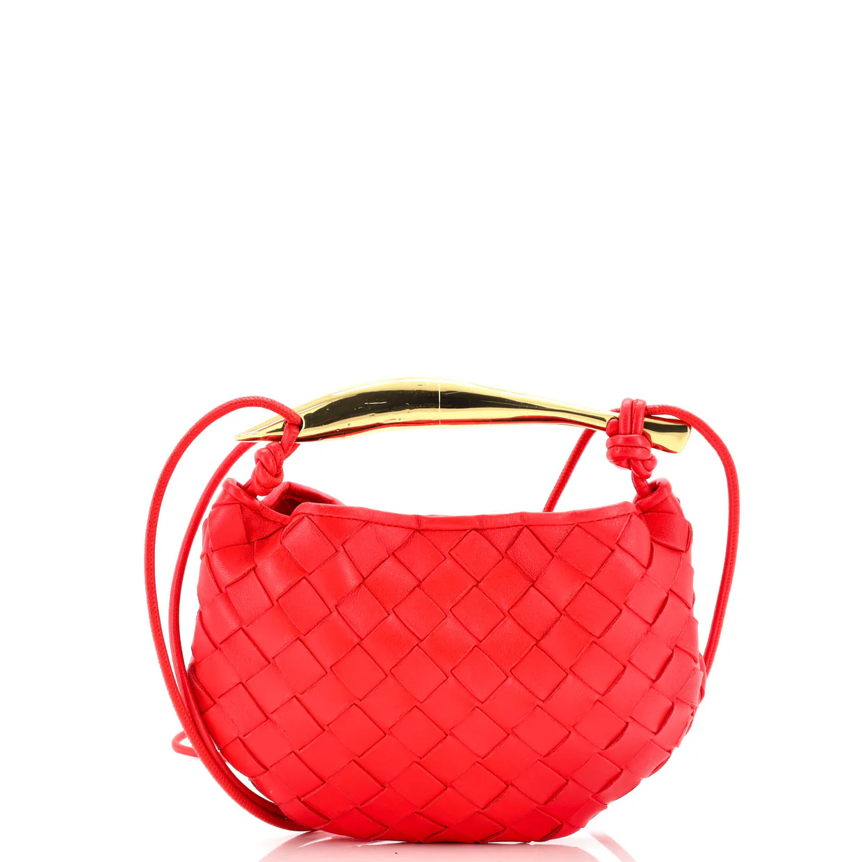 Sardine Top Handle Bag Intrecciato Nappa Mini - Deep Luxury