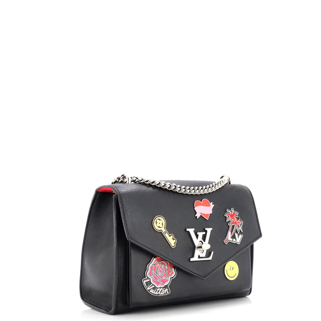 Mylockme Handbag Limited Edition Pin Embellished Leather BB - Deep Luxury