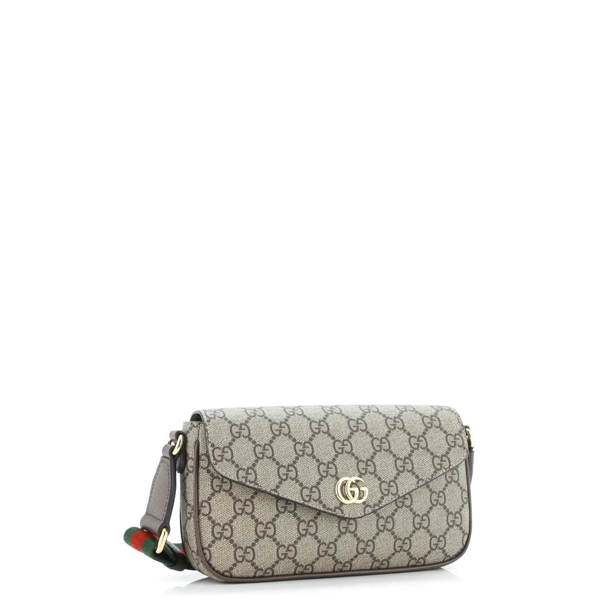 Ophidia Envelope Flap Shoulder Bag GG Coated Canvas Mini - Deep Luxury