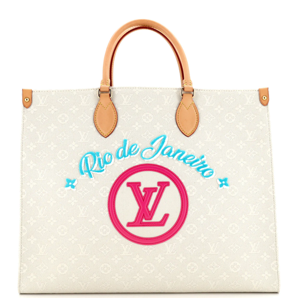 OnTheGo Tote Limited Edition Cities Monogram Jacquard and Tuffetage Canvas GM - Deep Luxury