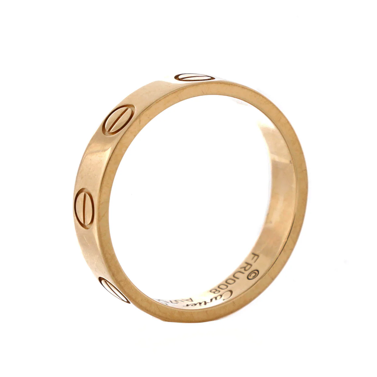 Love Wedding Band Ring 18K Yellow Gold - Deep Luxury