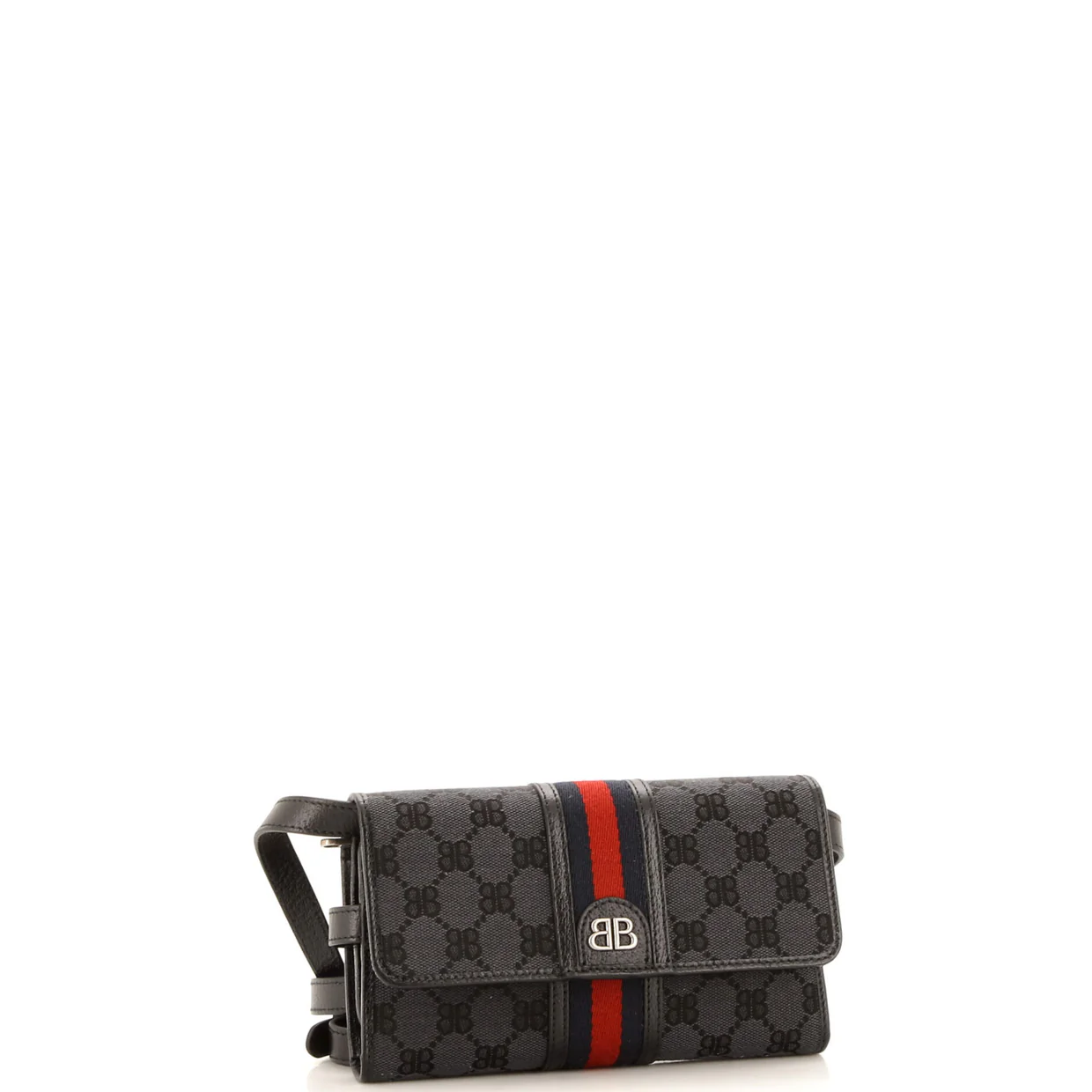 x Gucci The Hacker Wallet on Strap BB Coated Canvas - Deep Luxury