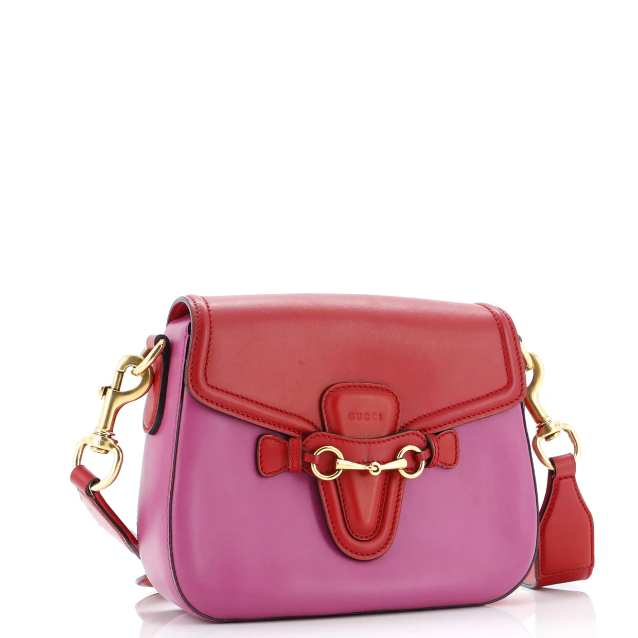 Lady Web Shoulder Bag Leather Medium - Deep Luxury