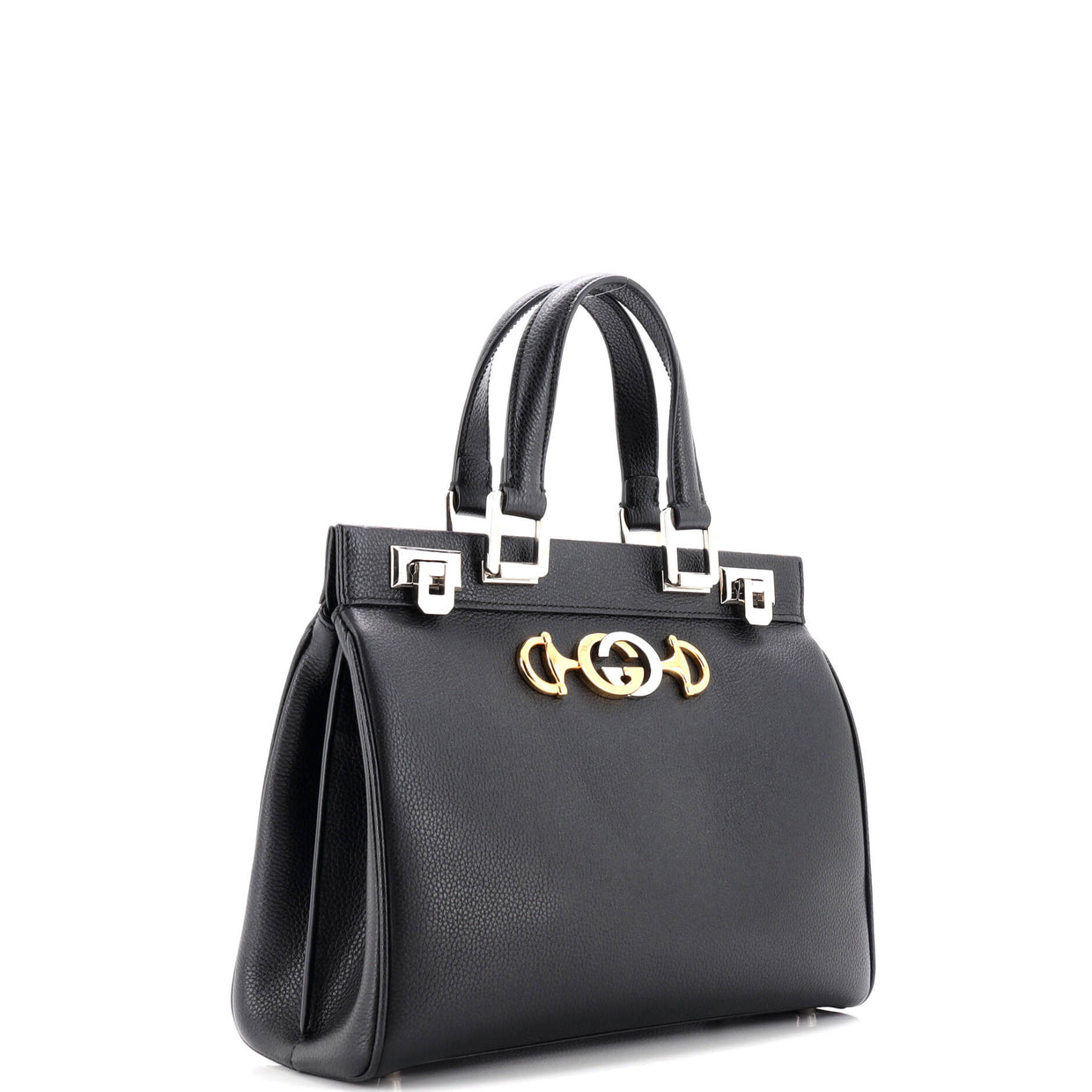 Zumi Top Handle Bag Leather Small - Deep Luxury