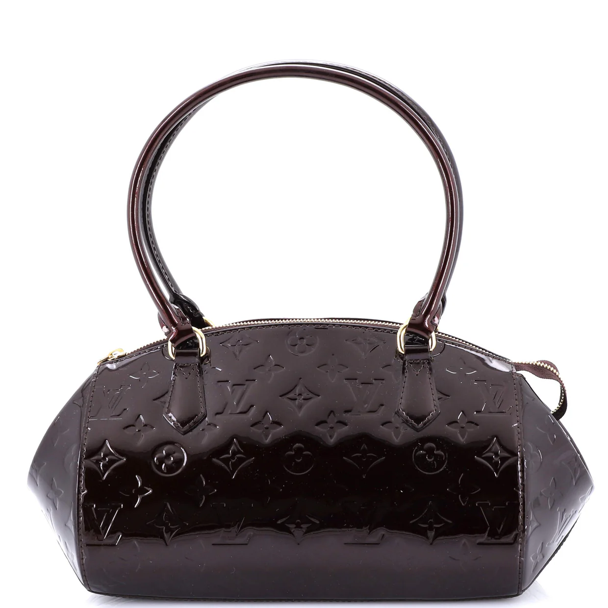 Sherwood Handbag Monogram Vernis PM - Deep Luxury