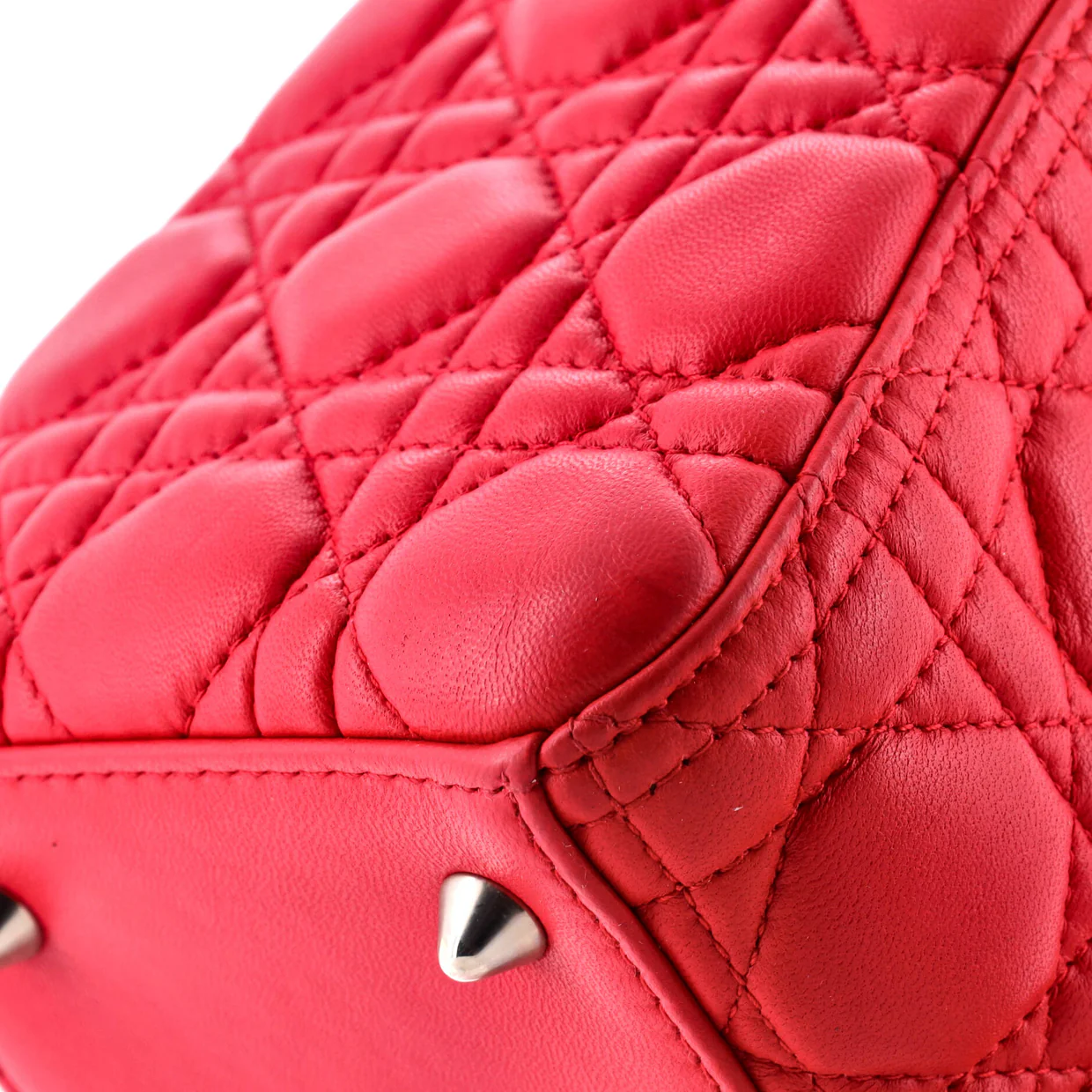 Lady Dior Bag Cannage Quilt Lambskin Medium - Deep Luxury