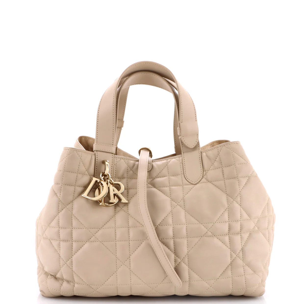 Toujours Tote Bag Macrocannage Quilt Calfskin Medium - Deep Luxury