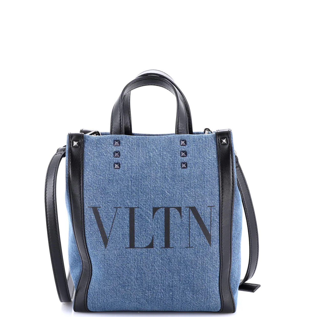 Grande Plage VLTN Tote Denim Mini - Deep Luxury