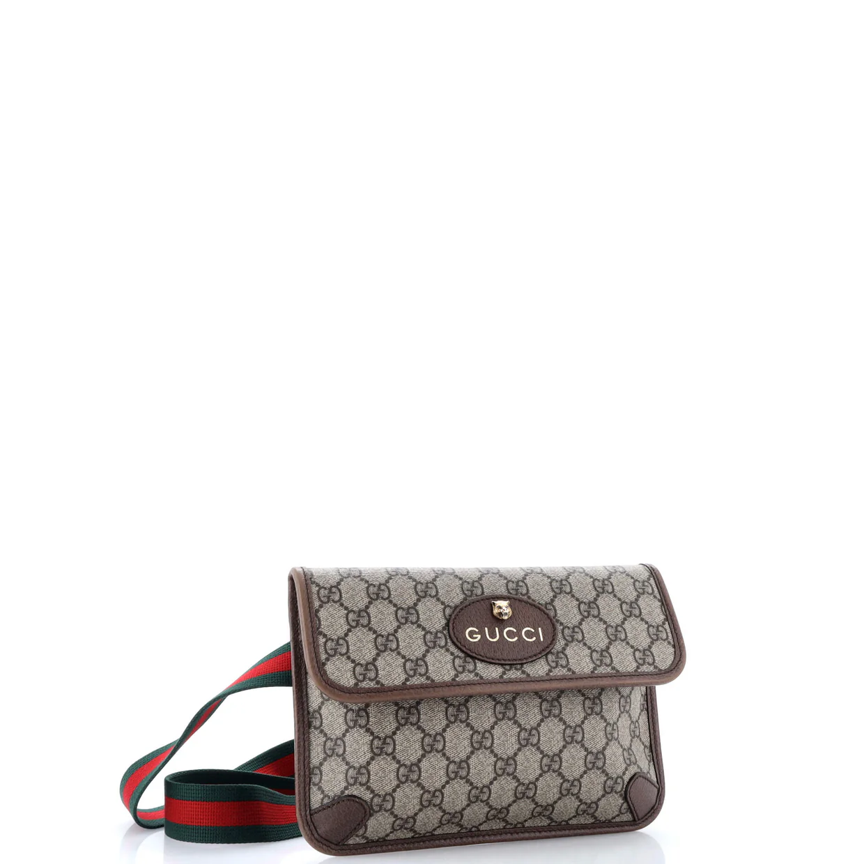 Neo Vintage Flap Belt Bag GG Coated Canvas - Deep Luxury