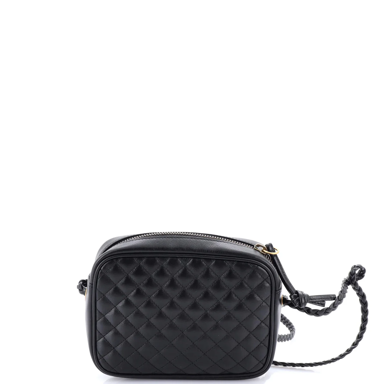 Trapuntata Camera Bag Quilted Leather Mini - Deep Luxury