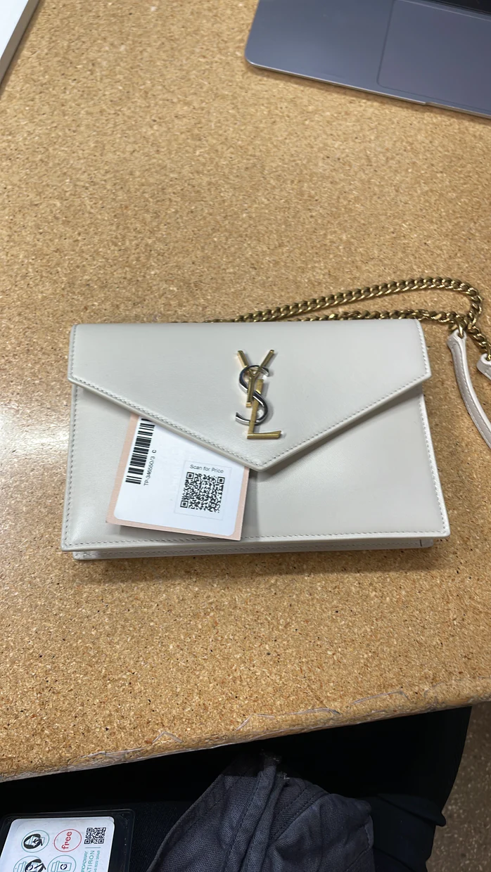 Classic Monogram Wallet on Chain Leather Small - Deep Luxury