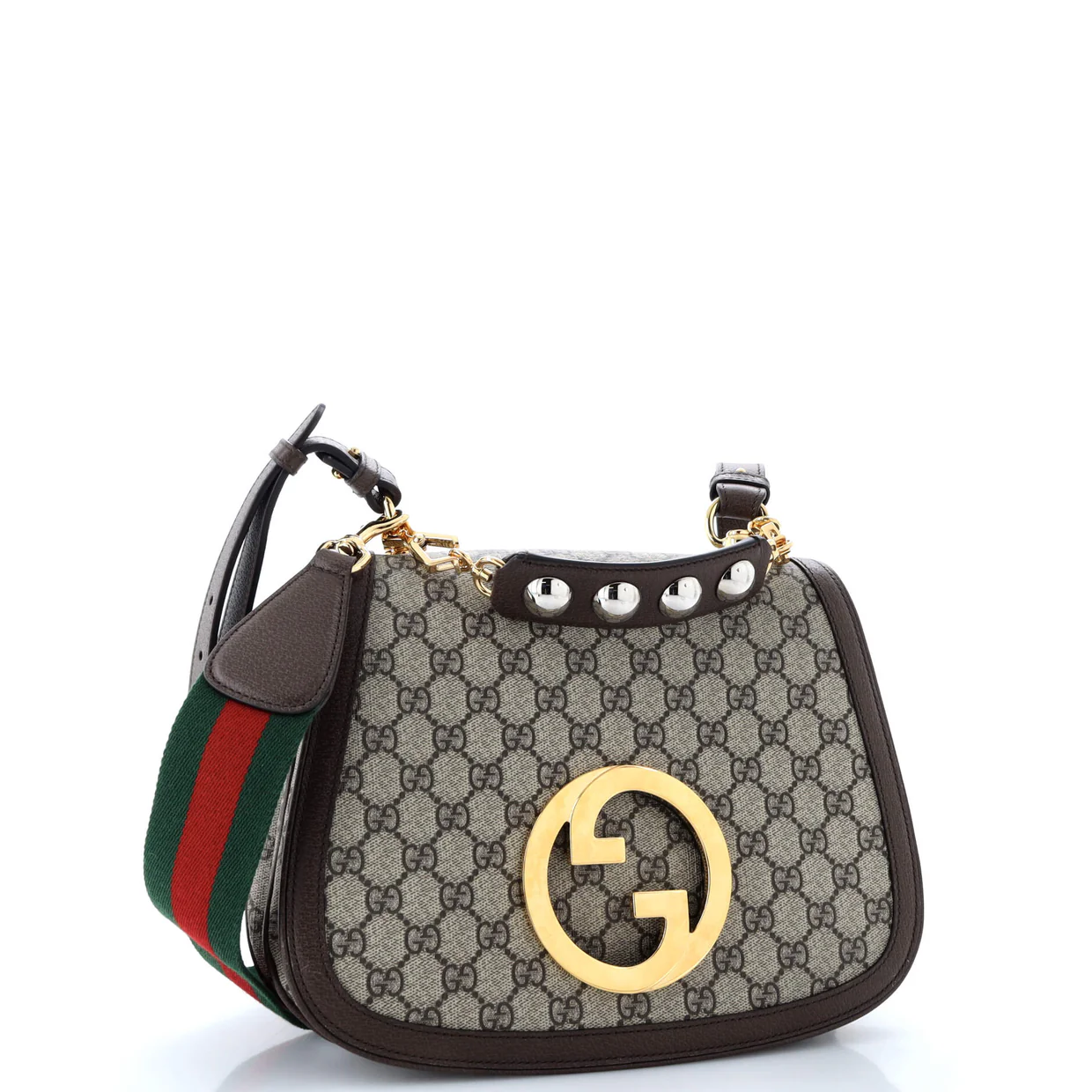 Blondie NM Top Handle Bag GG Coated Canvas Medium - Deep Luxury